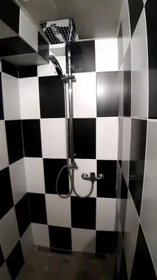Salle de bains dans l'établissement Chez Marie et Daniel