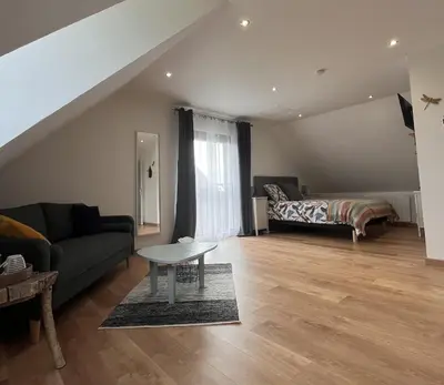 Coin salon dans l'établissement La Chambre du Valois