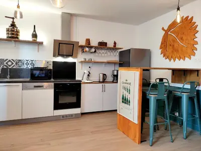 Cuisine ou kitchenette dans l'établissement Groom Épernay - Le Petit Tonnelier