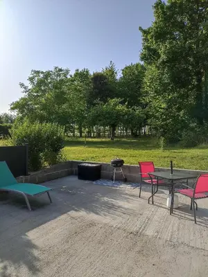 Jardin de l'établissement Gîte Nature et détente