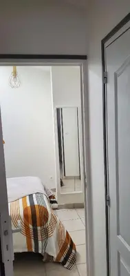 Un ou plusieurs lits dans un hébergement de l'établissement Triangle d'or - Calme et Cosy, Appartement 1 chambre