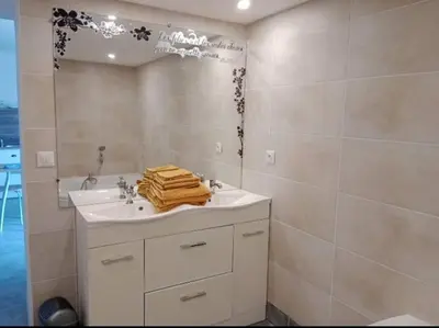 Salle de bains dans l'établissement studio zen, détente et relaxation
