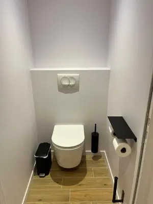 Salle de bains dans l'établissement Bella Vita