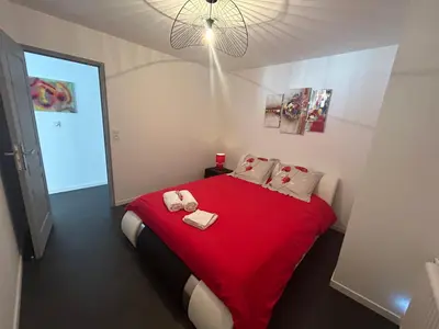 Plan de l'établissement Bel appart stylé avec jacuzzi