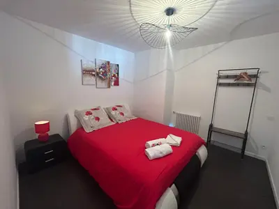 Plan de l'établissement Bel appart stylé avec jacuzzi