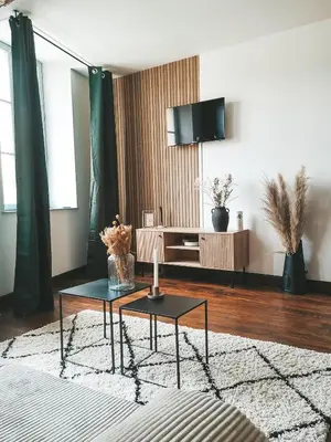 Télévision ou salle de divertissement dans l'établissement Appartement vue sur château-fort 3 étoiles