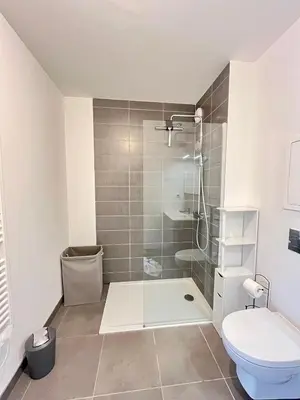 Salle de bains dans l'établissement Amsterdam - Bel appartement