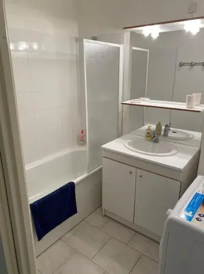 Salle de bains dans l'établissement Appartement Avenue de Champagne
