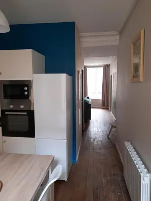 Cuisine ou kitchenette dans l'établissement Appartement Atypique