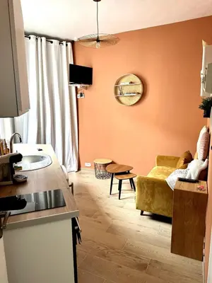 Cuisine ou kitchenette dans l'établissement Terra Cotta # REIMS