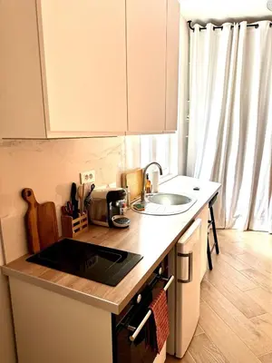 Cuisine ou kitchenette dans l'établissement Terra Cotta # REIMS