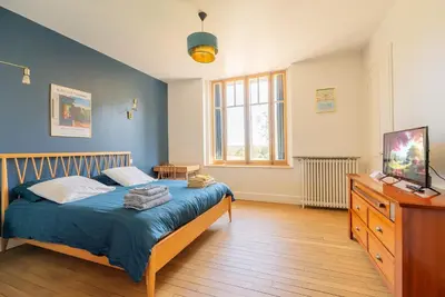Un ou plusieurs lits dans un hébergement de l'établissement Villa Lenoir