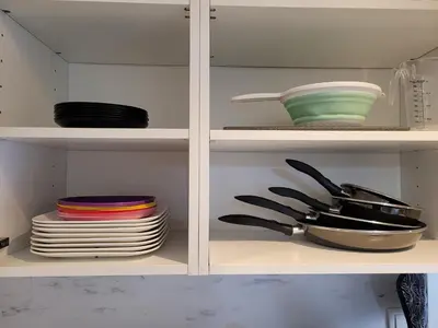 Cuisine ou kitchenette dans l'établissement LevelUp Disneyland Family