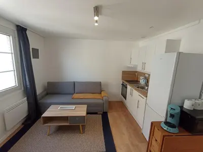 Cuisine ou kitchenette dans l'établissement Appartemple