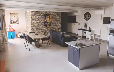 Cuisine ou kitchenette dans l'établissement Loft chez Valy et Hervé