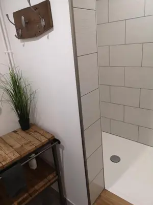 Salle de bains dans l'établissement Au Terminus 6 Personnes