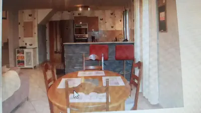 Cuisine ou kitchenette dans l'établissement Maison chez DANETTE