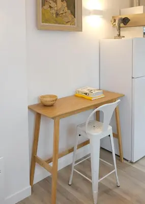 Cuisine ou kitchenette dans l'établissement Villa Forestière Appart Le Cèdre