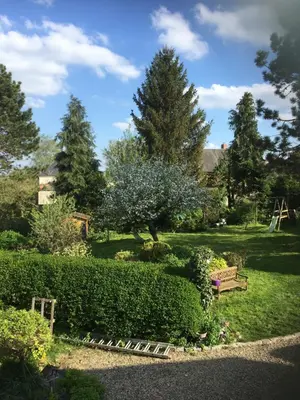 Jardin de l'établissement Le Gîte d'Ouilly